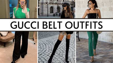 girl with big hips with gucci belt|bomb Gucci belt outfits.